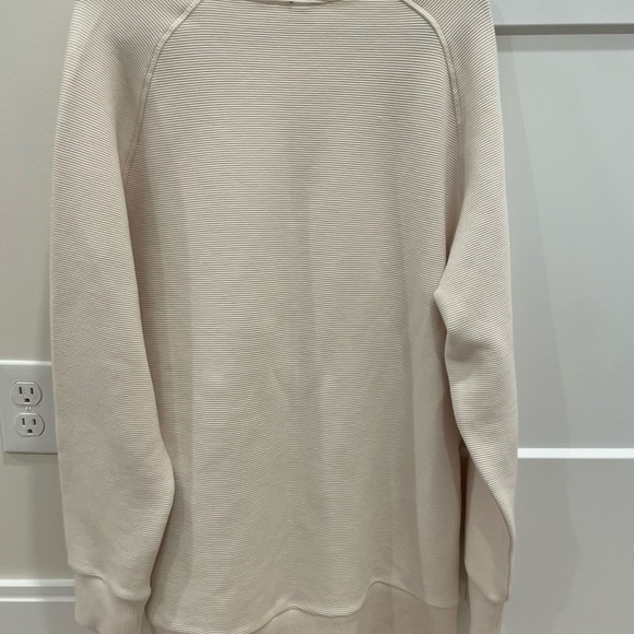Varley Cream Side Zip Sweatshirt - Picture 9 of 12